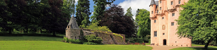 Craigievar Castle in Aberdeen, Scotland