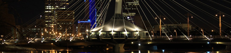 The Canadian Museum of Human Rights and downtown Winnipeg