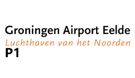 Officiële parkeerterreine Groningen Airport Eelde P1 logo