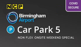 Official Birmingham Airport Car Park 5 - Weekend Special - NON-FLEX