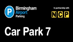 Official Birmingham Airport Car Park 7 logo