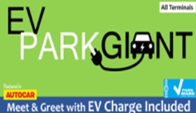 Heathrow evPark Giant - Meet & Greet with EV Charging logo