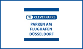 Cleverparks - Shuttle + Außenparkplatz - Flughafen Düsseldorf Cleverparks - Shuttle + Außenparkplatz - Flughafen Düsseldorf logo