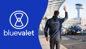 Blue Valet - Service de voiturier - Non couvert - Aéroport de Bordeaux  logo