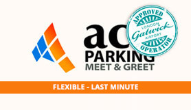 Gatwick ACE Meet & Greet Flexible (Last minute)