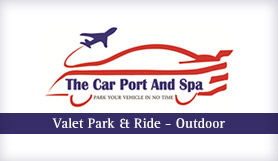 The Car Port And Spa - Valet Park & Ride - Outdoor - Perth logo