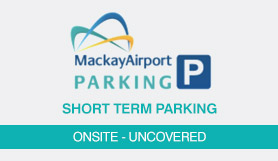 Short Term Parking - Onsite - Uncovered - Mackay Airport logo