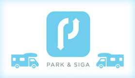 Park&Siga - Serviço de transfer (Autocaravanas) - Descoberto - Faro logo