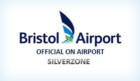 Official Bristol Airport Silver Zone logo