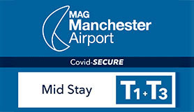 Official Manchester Mid Stay T1/T3 logo